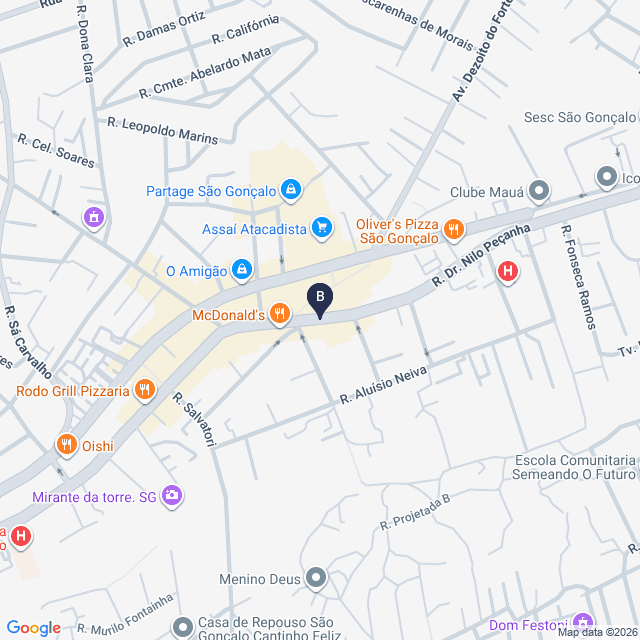 Mapa da localização do painel 001