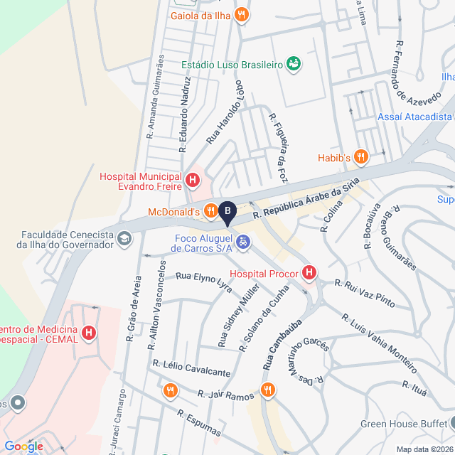 Mapa da localização do painel 006